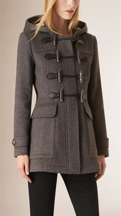 burberry fitted duffle coat|Burberry duffle coat for women.